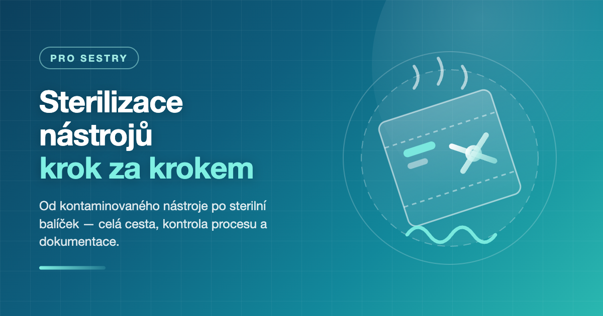 Sterilizace nástrojů v zubní ordinaci: od kontaminovaného nástroje po sterilní balíček